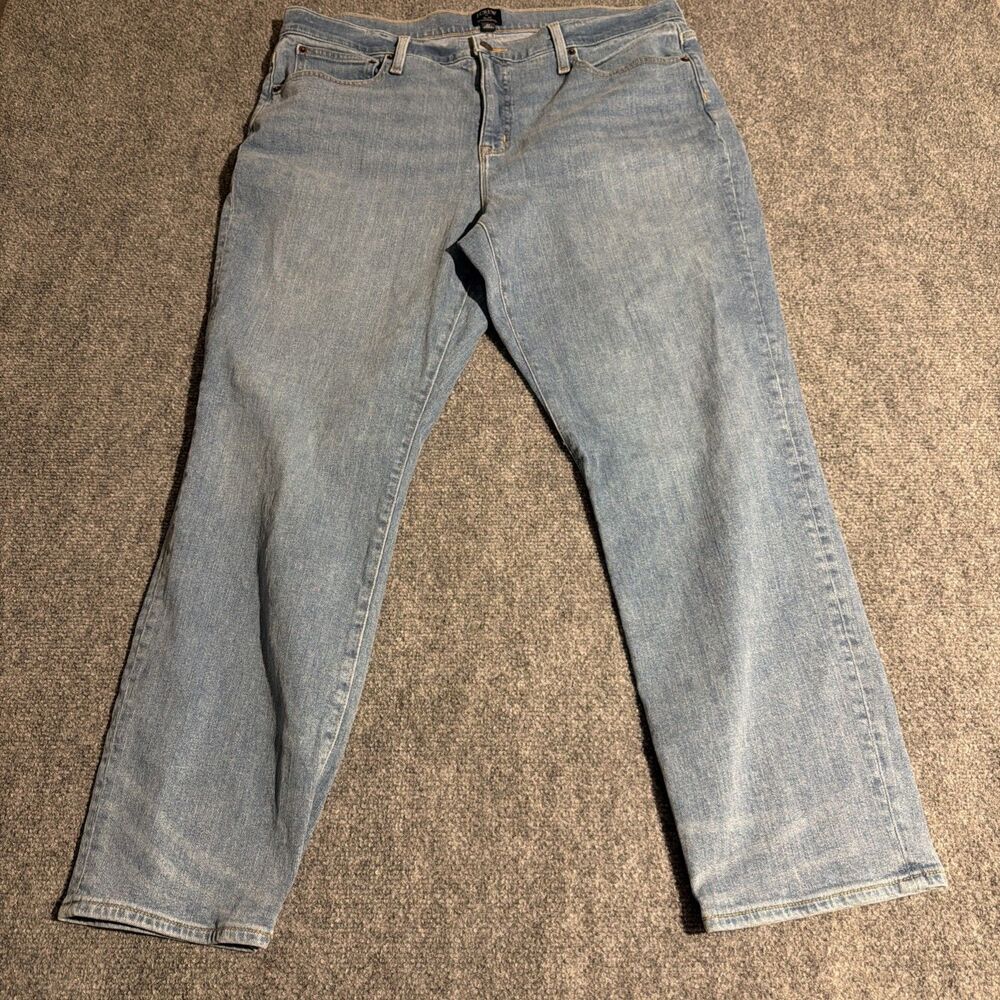 J.Crew Slim Boyfriend Denim Jeans Womens 32 Blue Straight Stretch Casual
